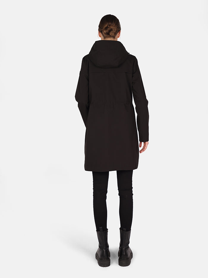 Kurzmantel mit Kapuze